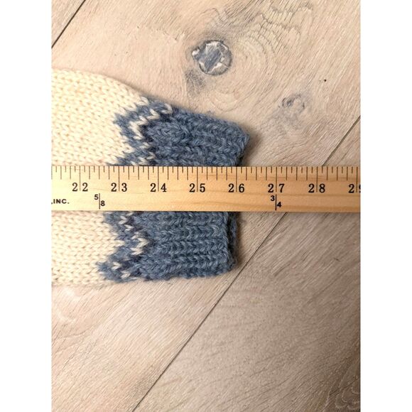 Vintage Danish Handknit Wool Nordic Cardigan 70s Fair Isle William Schmidt Style - Picture 12 of 12